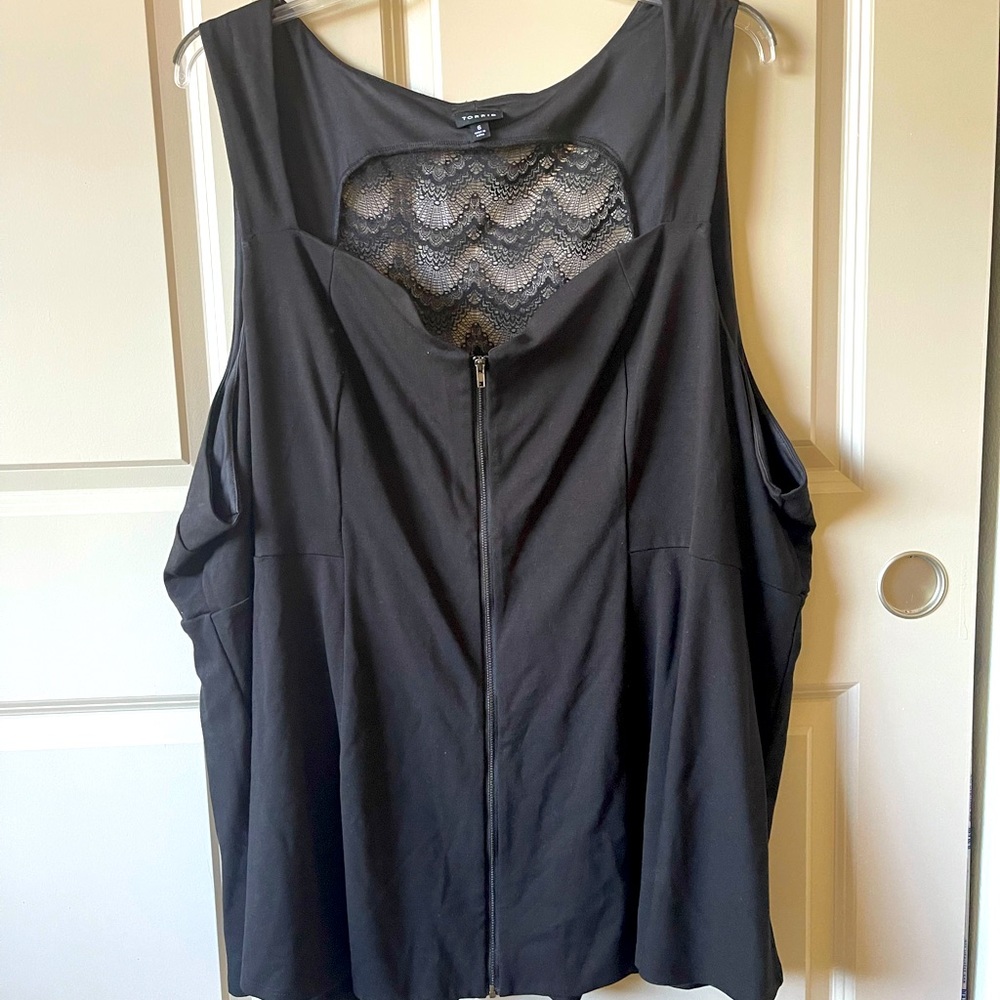 Torrid Black Blouse Size 6